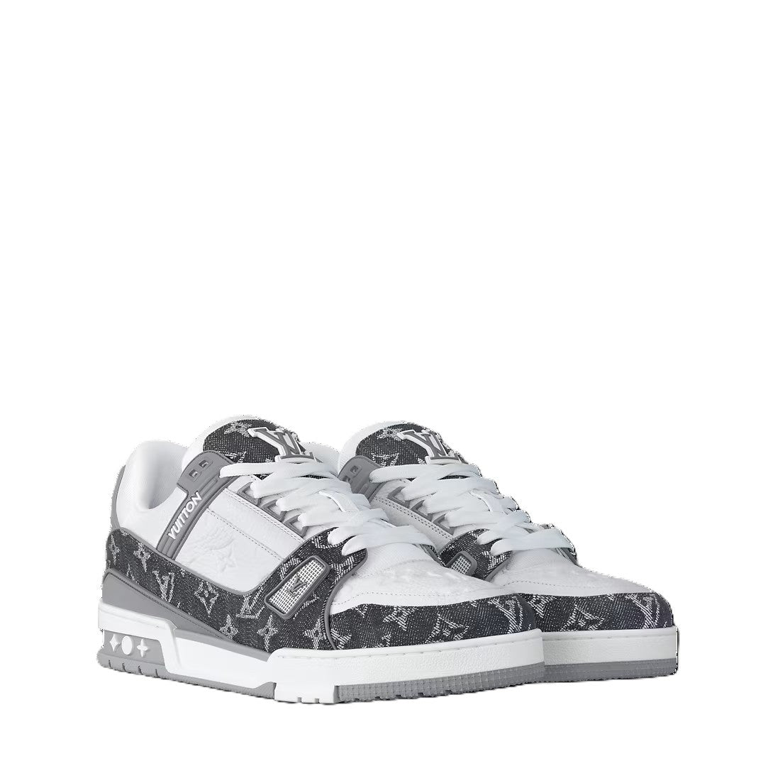 Louis Vuitton Trainer 'Grey Monogram Denim'