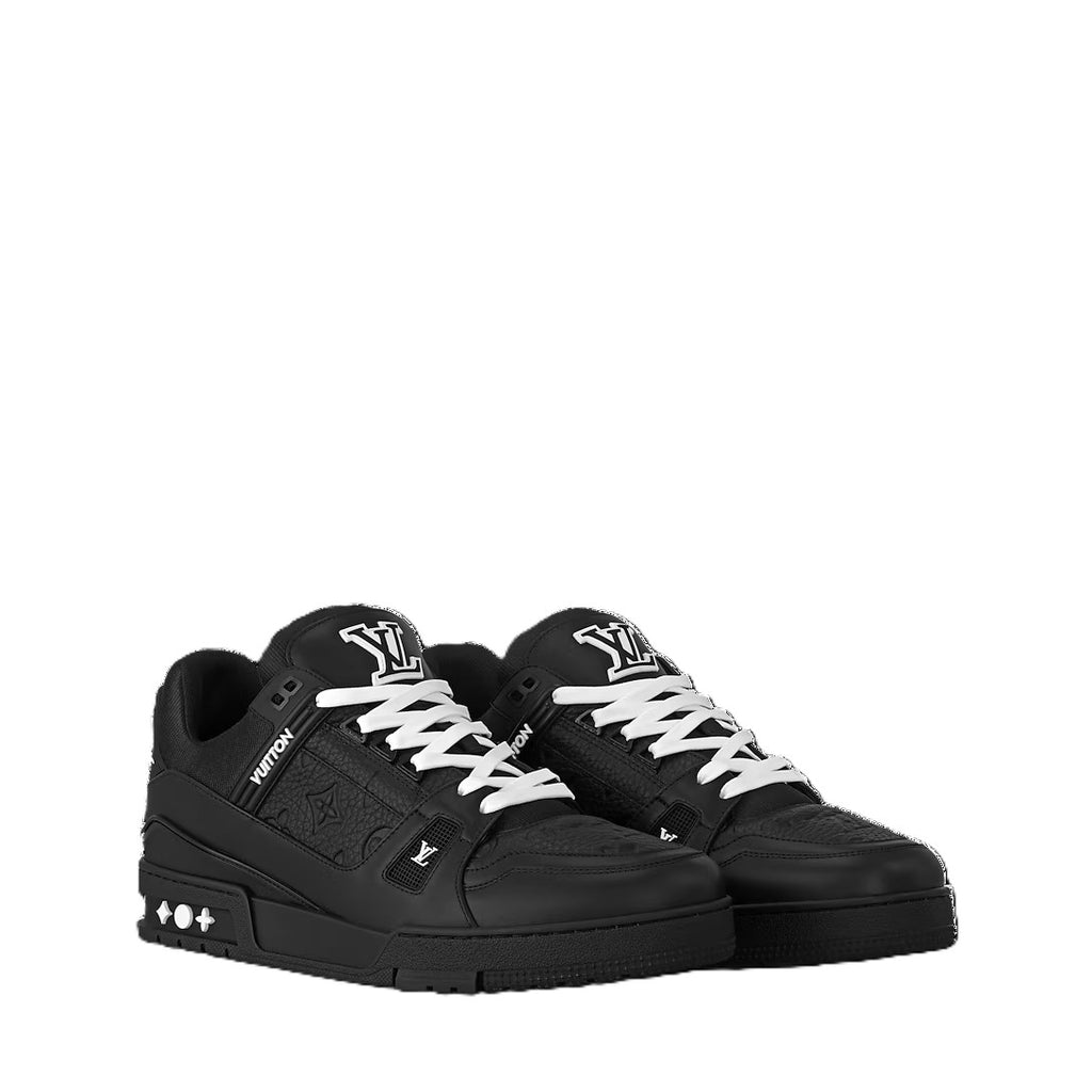 Louis Vuitton Trainer 'Embossed Monogram - Black'