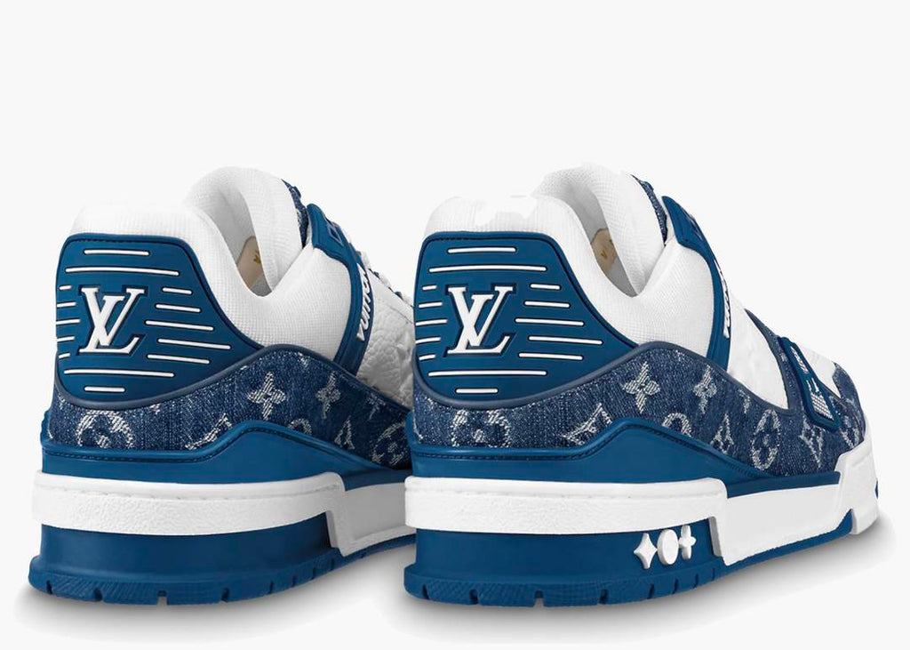 Louis Vuitton Trainer 'Navy Monogram Denim'