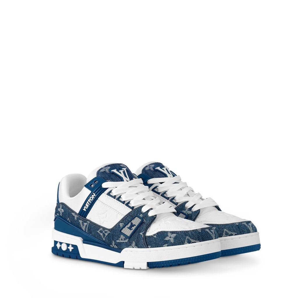 Louis Vuitton Trainer 'Navy Monogram Denim'