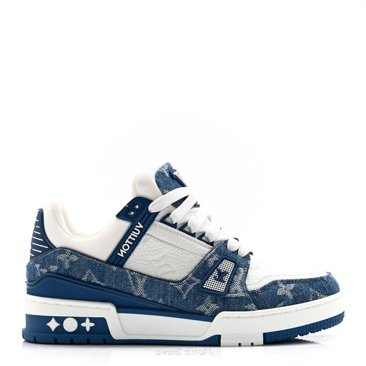 Louis Vuitton Trainer 'Navy Monogram Denim'